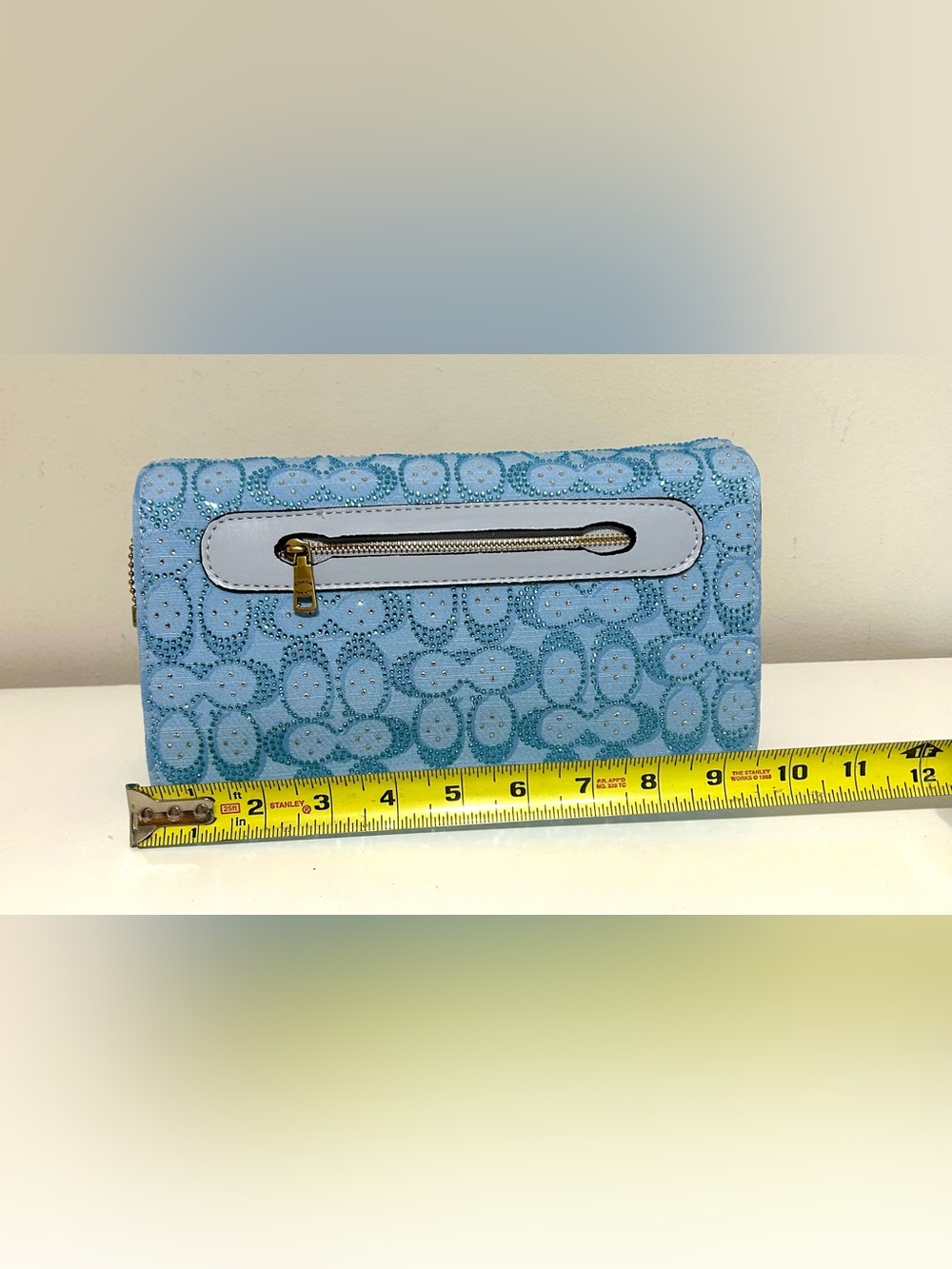 Canvas Studded Dress bag or clutch